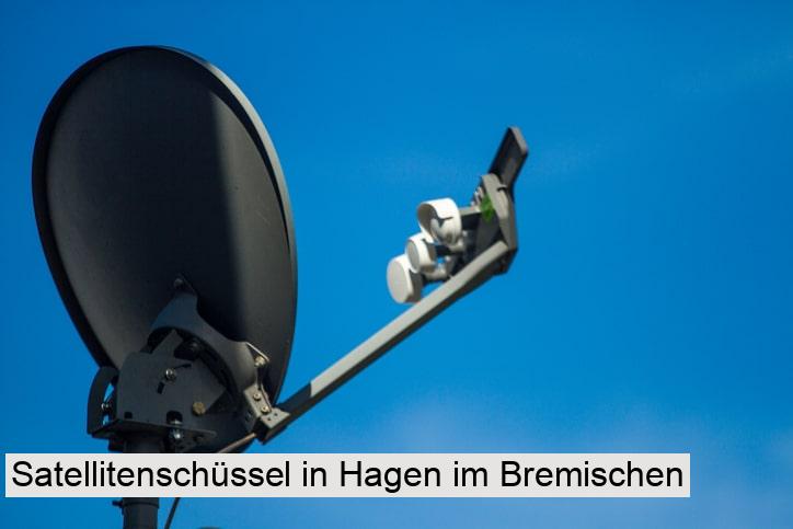 Satellitenschüssel in Hagen im Bremischen